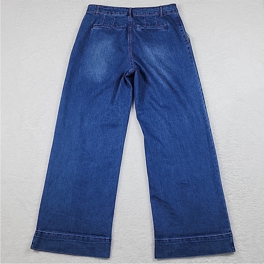 Classic Blue Women's wide leg Jeans - Picture 8 of 9